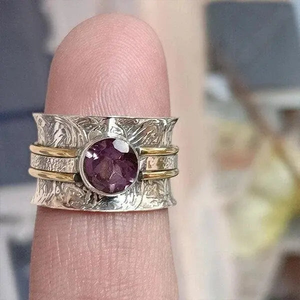 Bohemian Crystal Meditation Ring